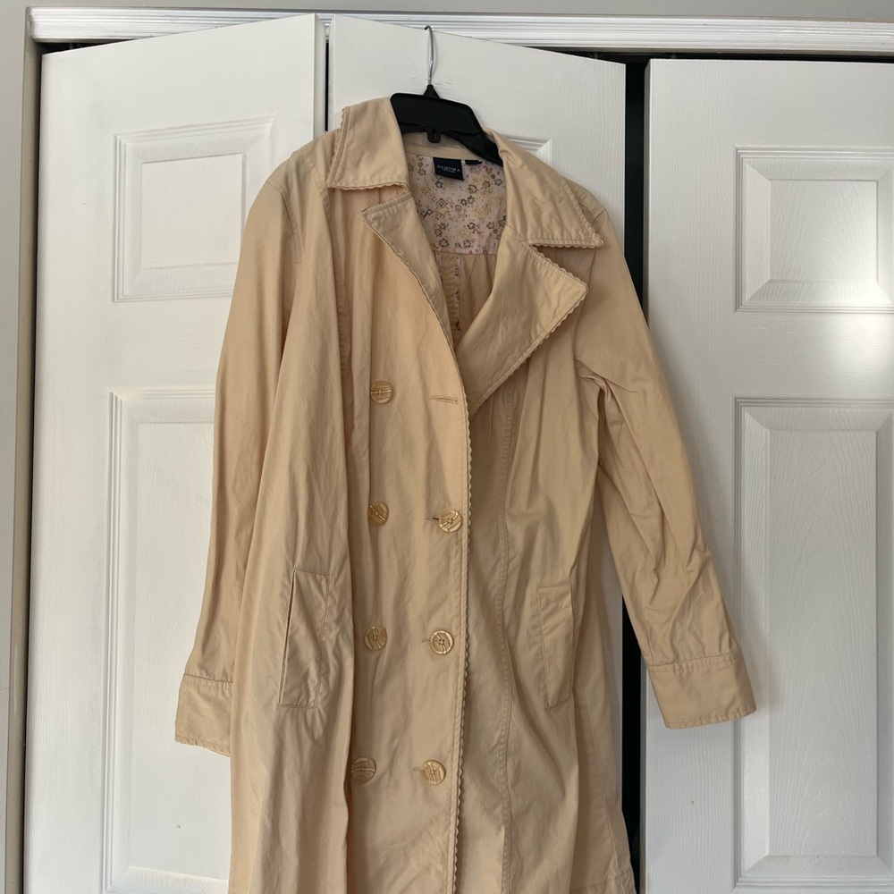 Sonoma Beige Women's Trench Coat